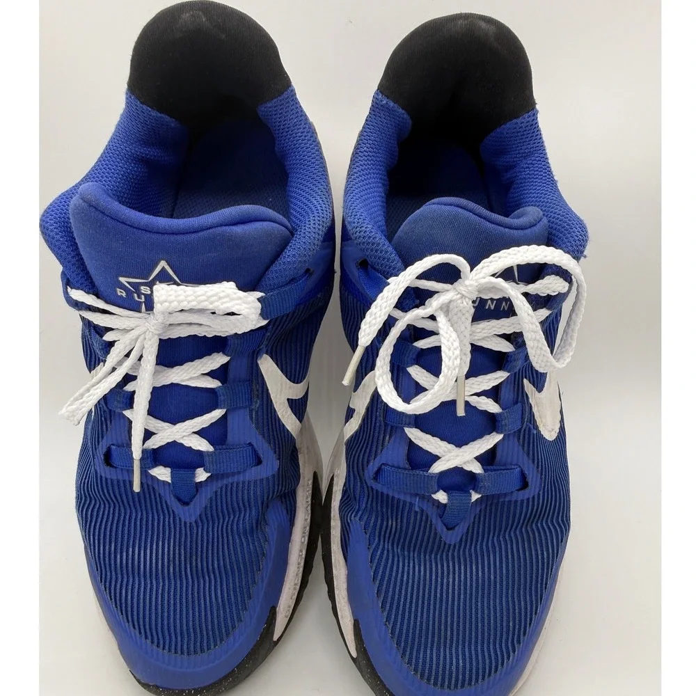 Nike Star Runner 4 Sneakers Kids Size 4Y Blue White Athletic Running Shoes